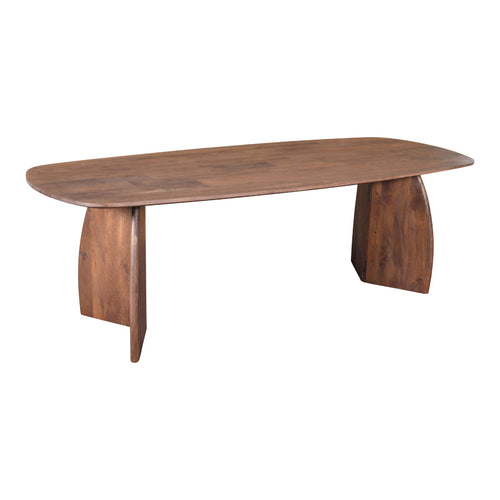 DÉJA Living Eettafel Majada - Deens Ovaal Donkerbruin Hout - 300x100x76cm