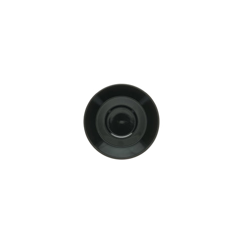Bonbistro - Schotel 16,5cm voor kop 28cl zwart Barista - Set van 6