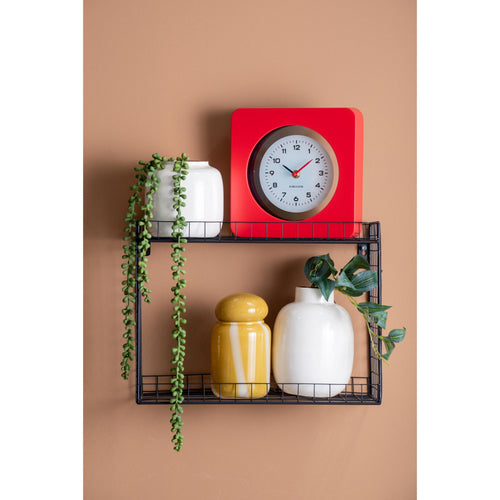 Present Time wanddecoratie Reja - zwart - 15x40x30cm