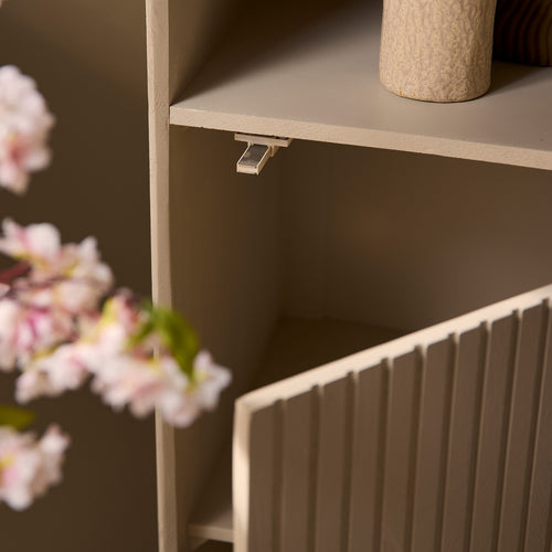 StarFurn Boekenkast Madison - Zandkleur Hout - 55x45x200cm - vtwonen shop