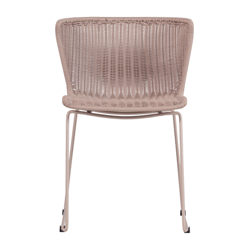 WOOOD tuinstoelen Wings - Zand - Kunststof - 78x55x54 - Set van 2