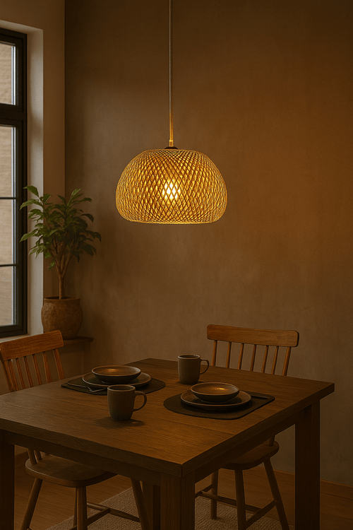 FurniLux Hanglamp Lillin 1 - 44x44x22cm