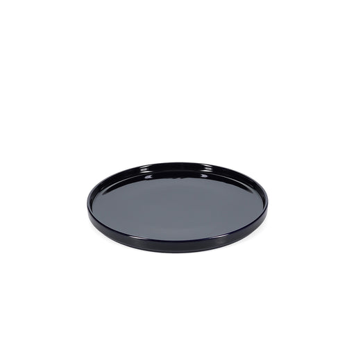 S|P Collection - Plat bord 26xH2,5cm midnight blue Aster - Set van 4