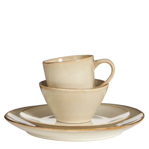 Mica Decorations Racco Serviesset 4 Persoons - Steengoed - Beige - vtwonen shop