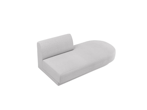 Micadoni - Module "Miley" 2 zitplaatsen, boucle lichtgrijs - 90x158x70cm