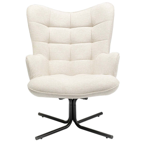 Kare Design Draaifauteuil Oscar creme - vtwonen shop