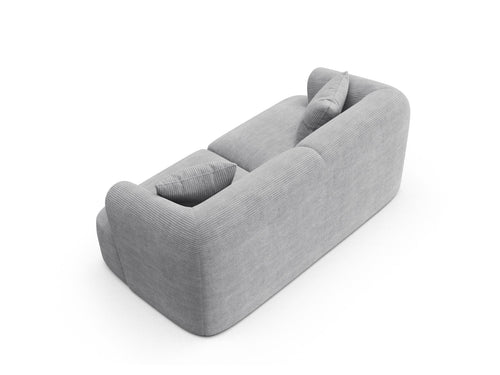Cosmopolitan Design Modulaire bank Campi 2-zits, ribfluwelen geld - 90x180x70cm