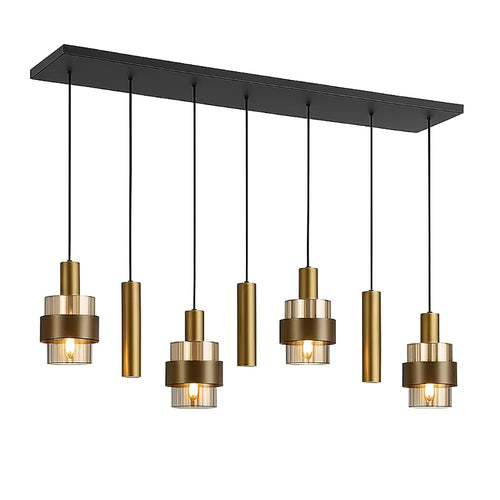Highlight hanglamp Marrone - 7 lichts - 130  x 160   cm - brons