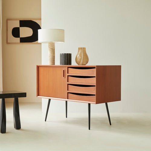 Tikamoon Mahoniehouten dressoir 100 cm - Naturel