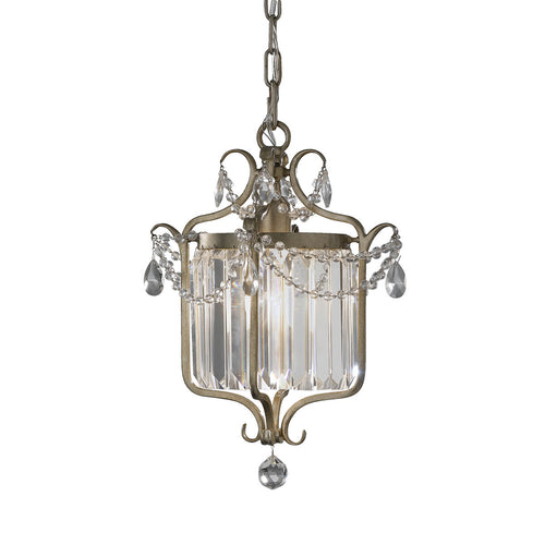 Elstead Gianna - 1-lichts hanglamp zilver, E27