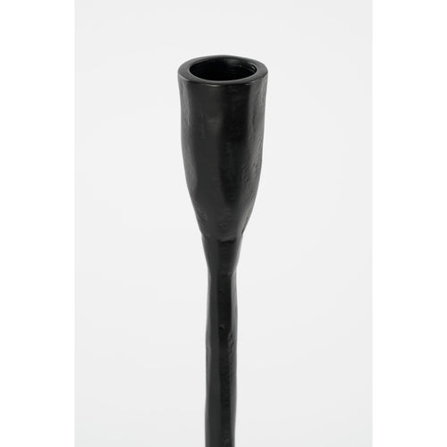 Mica Decorations Christy Kandelaar - L17 x B18 x H34 cm - Aluminium - Zwart
