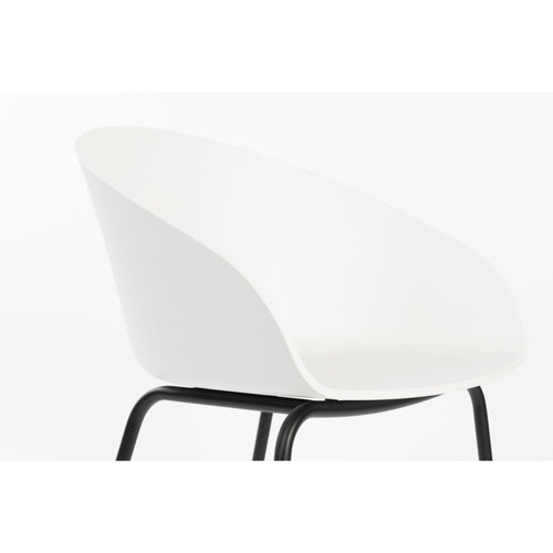 Zuiver Void Eetkamerstoelen wit - Set van 2