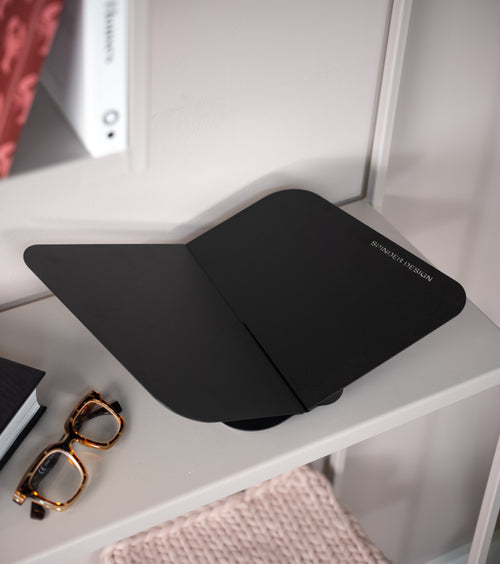 Spinder Design boekenstandaard Atalanta - Zwart