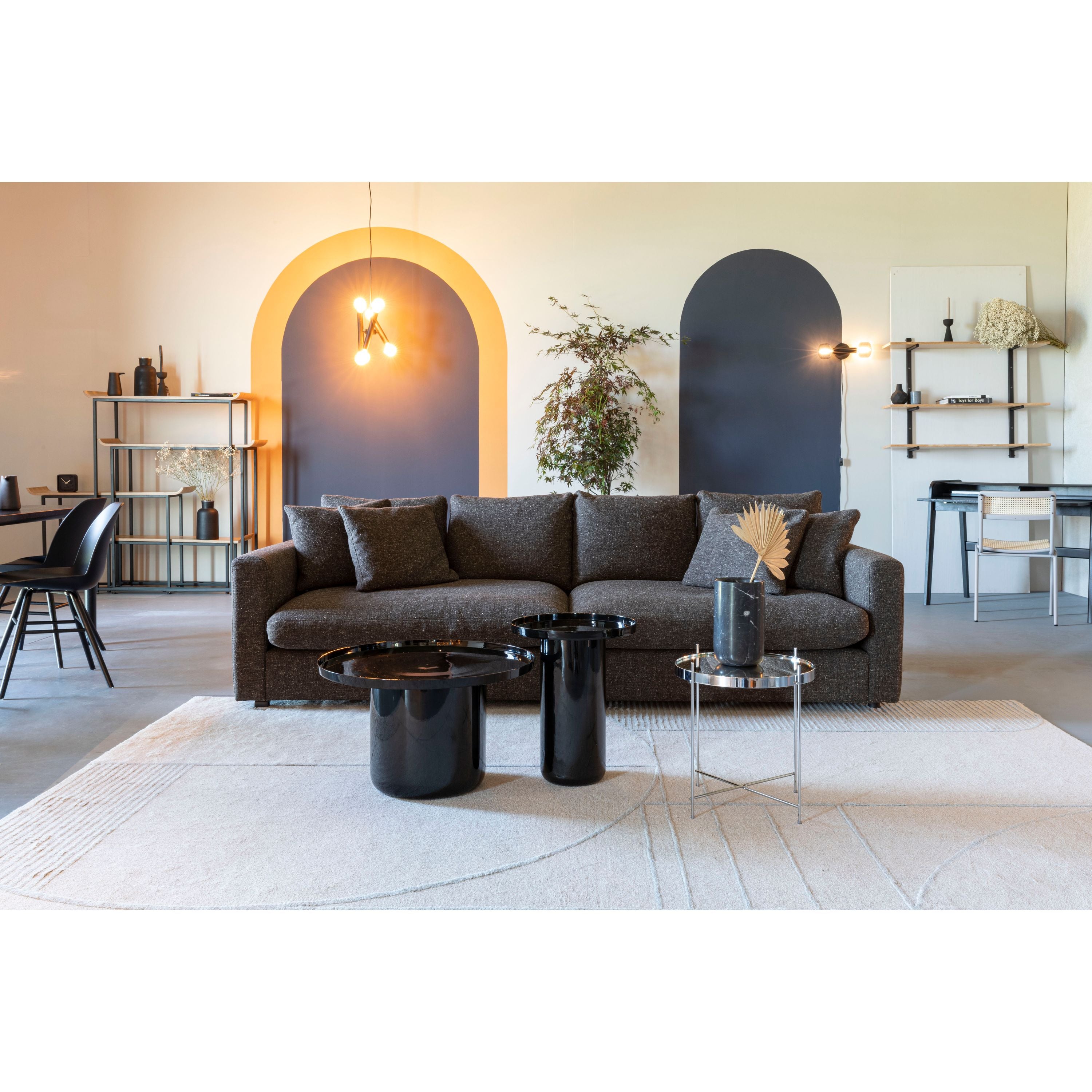 Zuiver Sense 3-zitsbank Espresso - Bruin – vtwonen shop