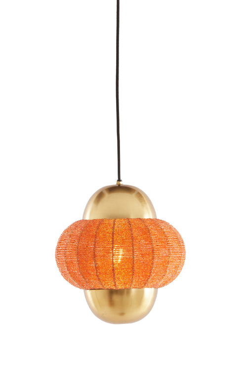 Light & Living hanglamp CETARA - oranje - Ø26x28cm - vtwonen shop