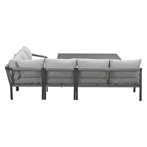 Garden Impressions lounge dining set Tarera donker grijs 5-delig - vtwonen shop