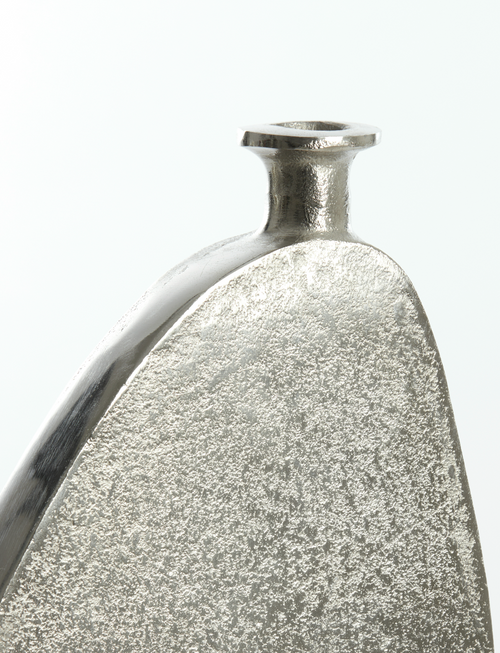 Light & Living vaas OBIDO - 21x4x36cm - zilver