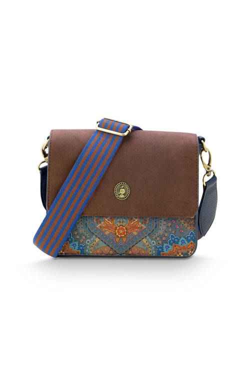 Pip Studio - Fenna Crossbody Tas Dames - Jabali - Blauw - 19x6x16cm - vtwonen shop