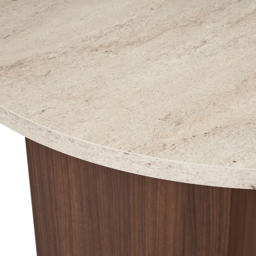 Calicosy - Eettafel met afgeronde randen SABLE - 89,5x180x75 cm