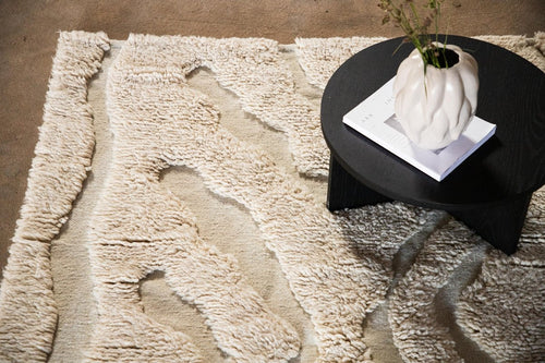 Rebellenclub Vloerkleed Notte - 240 x 170cm - Beige - vtwonen shop