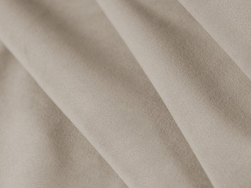 Micadoni Poef Ruby flueel, beige - 93x93x40cm