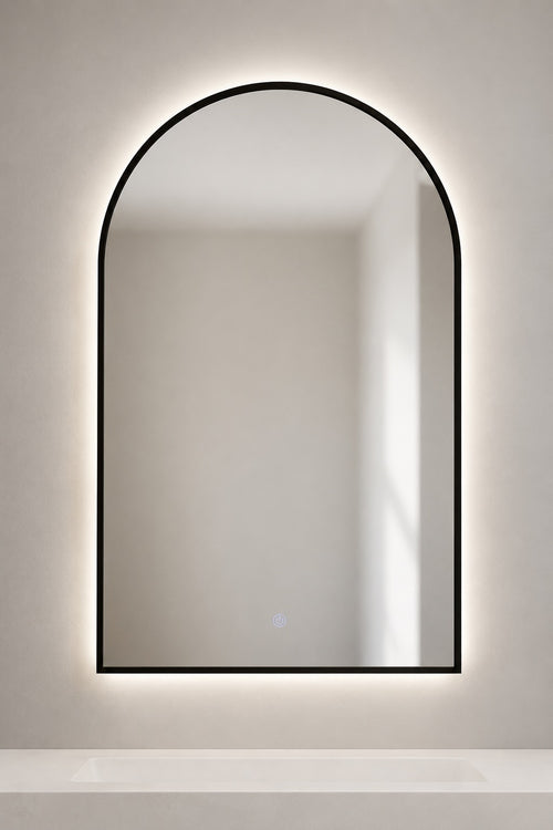 Badplaats Badkamerspiegel Tunis LED - 60 x 90 cm -  Badkamer Spiegel - Spiegel Douche