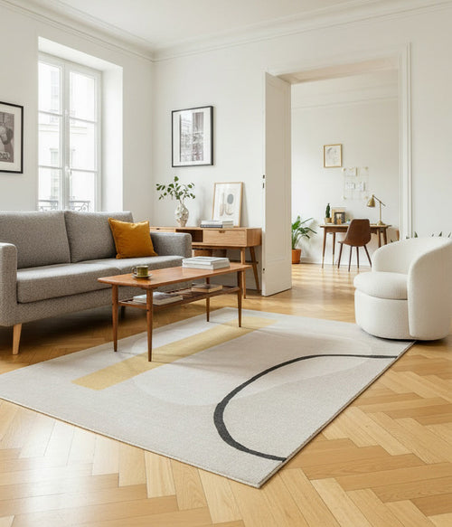 AFK Living vloerkleed Bilbao - zeer zacht - beige - 160 x 230 cm