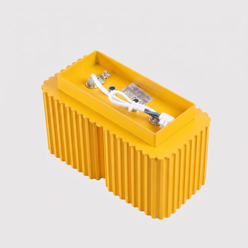 Sollux Lighting Plafondlamp RIFF 2 geel GU10 - 20,5x10x12cm