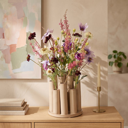 Maxifleur Kunstboeket Marleen Miami 75 cm in Twisted Tubevaas