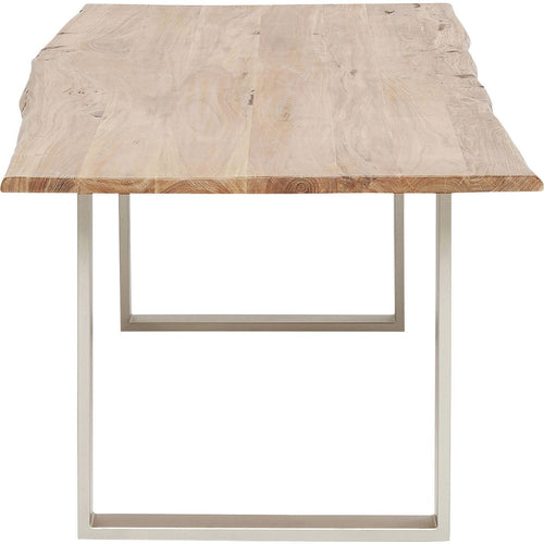 Kare Design Eettafel Harmony Zilver 160x80cm