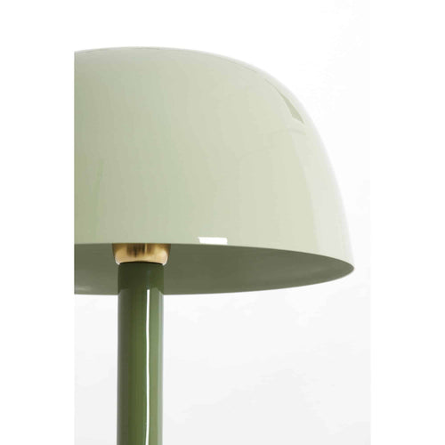Light & Living tafellamp Marivet - groen - Ø30cm
