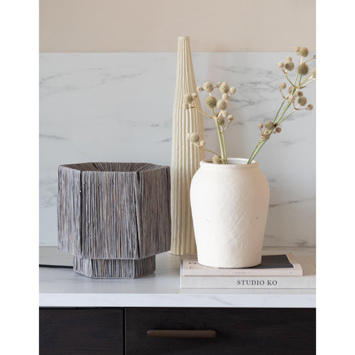 GOOD&MOJO tafellamp Panama - grijs - 26x28x26cm - vtwonen shop