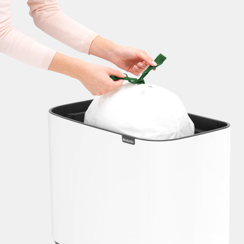 Brabantia Prullenbak Bo Touch Bin - 36L - White - vtwonen shop