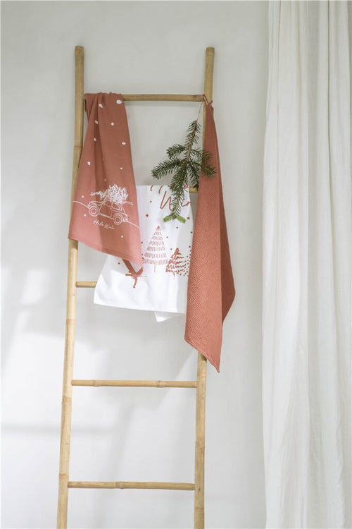 Walra - Keukenset Hello Winter - 3x 50x70 cm - Terra