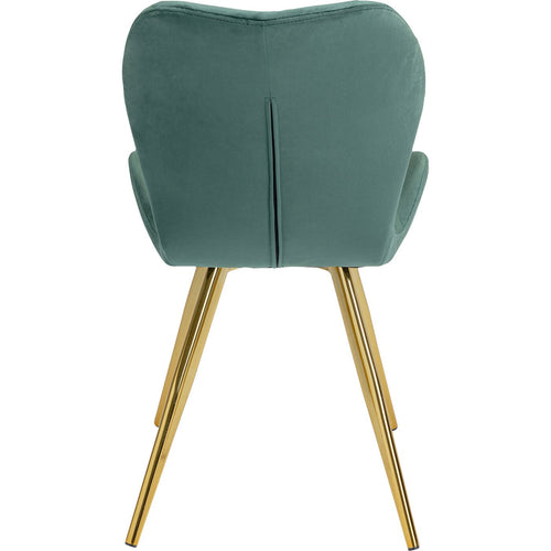 Kare Design Stoel Viva fluweel groen - vtwonen shop