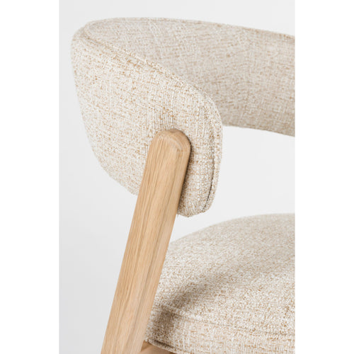 Zuiver Bright Eetkamerstoelen Beige - Set van 2 - vtwonen shop