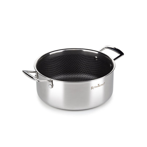 Rosmarino HexaPRO braadpan met deksel - 24cm - vtwonen shop