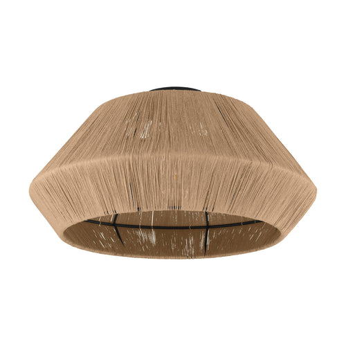 EGLO plafondlamp Alderney - e27 - ø 48 cm - zwart/bruin - vtwonen shop