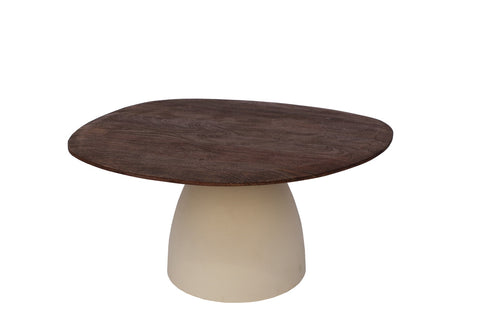 Brix salontafel  Marron - beige - mangohout - 86cm