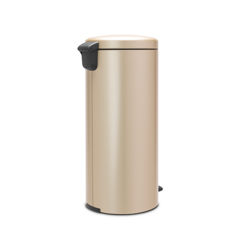 Brabantia NewIcon Pedaalemmer, 30 liter, kunststof binnenemmer - Metallic Gold