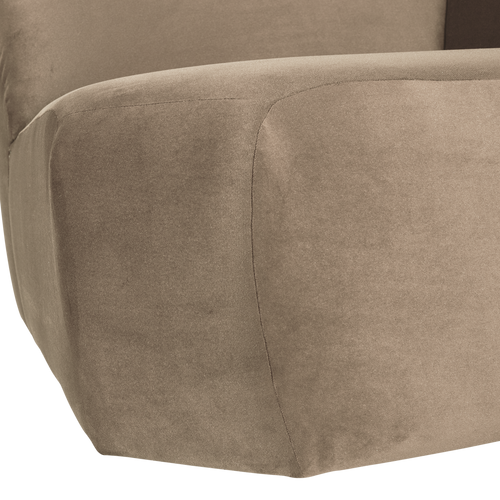 WOOOD hoekelement recht Mojo Base - Velvet - Khaki - 74x105x105