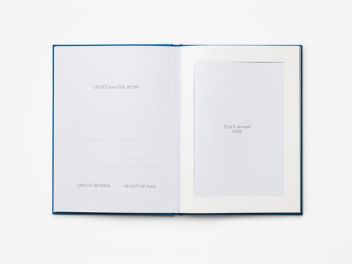 Printworks Frame Boek - Great Art - Tekenmap - Blauw - vtwonen shop