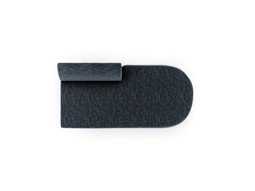 Micadoni Module Miley 2-zits, chenille koningsblauw - 90x158x70cm