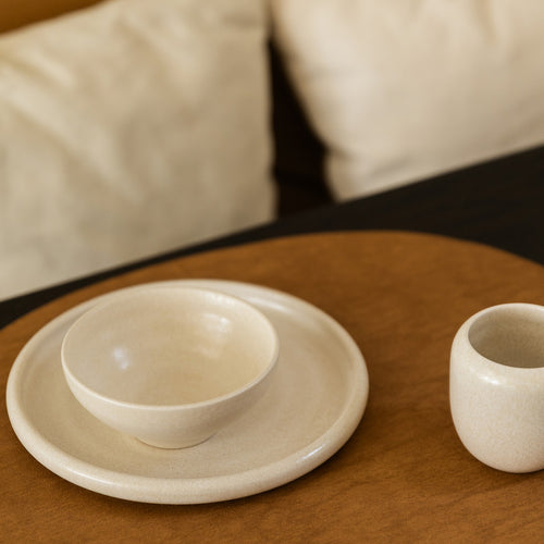 S|P Collection - Kom 16xH6,5cm beige Mochi - Set van 4 - vtwonen shop