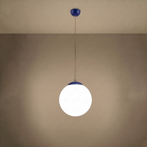 Sollux Lighting Hanglamp UGO 30 ultramarijn - 30x30x120cm