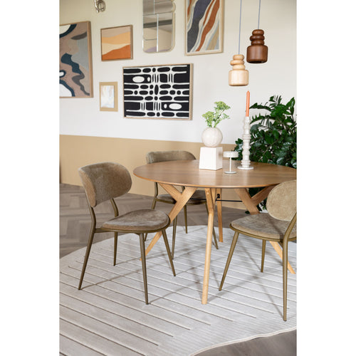 Zuiver IJver Eettafel Rond 120 cm Hout Naturel