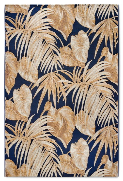 Villeroy & Boch 1767 In- & Outdoor Rug Oktavie Dark Blue Gold 200x285 cm