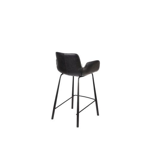 Zuiver Brit LL Barkrukken Zwart - Set van 2 - vtwonen shop