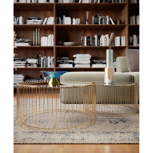 Kare Design Salontafel Wire messing (2/Set) - vtwonen shop
