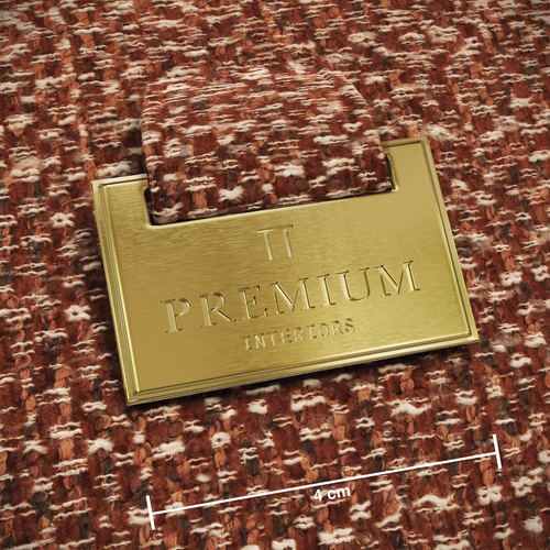 Premium Interiors - Slaapbank met opbergruimte  - stof met tweed-effect karamel 254cm